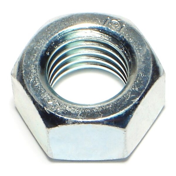 Midwest Fastener Hex Nut, M18-2.5, Steel, Class 8, Zinc Plated, 5 PK 73653 - main